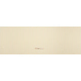 Cotton Oxford Shirting - Sunny Yellow and White Stripes - Designer Deadstock
