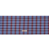 Cotton Twill Shirting - Blue, Red and Navy Plaid - Deadstock