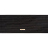 Stretch Cotton Blend Twill - Black and Beige Textured Stripes - Deadstock