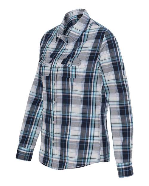 Women's Long Sleeve Plaid Shirt