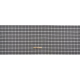 Cotton Oxford Shirting - Gray and White Checks - Deadstock