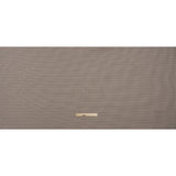 Cotton Twill - Beige, Black and White Striped Checks - Deadstock