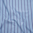 Cotton Poplin - Blue, Sky and White Stripes - Deadstock