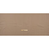 Stretch Cotton Sateen - Light Brown and White Pinstripes - Deadstock