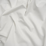 Cotton Twill - White on White Stripes - Deadstock