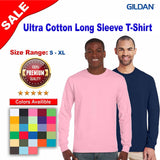 Gildan® Ultra Cotton Crewneck Long Sleeve T-Shirt