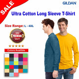 Gildan® Ultra Cotton Crewneck Long Sleeve T-Shirt