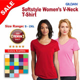 Gildan® Softstyle Women’s V-Neck T-Shirt