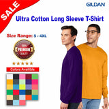 Gildan® Ultra Cotton Crewneck Long Sleeve T-Shirt
