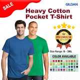 Gildan® Heavy Cotton Crewneck Short Sleeve Pocket T-Shirt
