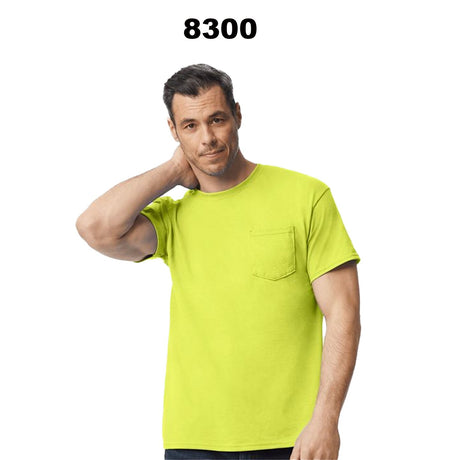 Gildan® Dryblend Pocket Crewneck Short Sleeve T-Shirt Cotton Polyester Blend