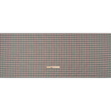 Stretch Cotton Twill - Charcoal, Cream, and Multicolor Plaid - Deadstock