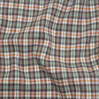 Stretch Cotton Twill - Charcoal, Cream, and Multicolor Plaid - Deadstock