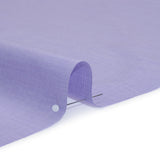 Cotton Shirting - Lilac and White Mini Glen Plaid Check - Deadstock
