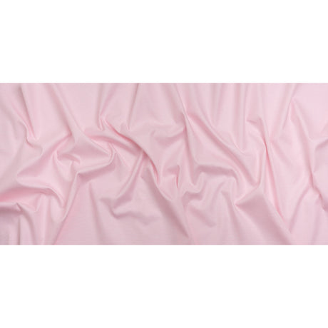 Cotton Oxford Shirting - Baby Pink and White Micro Checks - Deadstock
