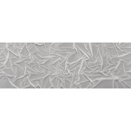 Polyester Stretch Mesh - Ecru - Designer Deadstock