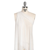 Polyester Stretch Mesh - Ecru - Designer Deadstock