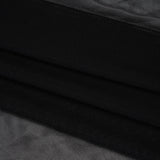 Stretch Polyester Mesh - Black - Designer Deadstock