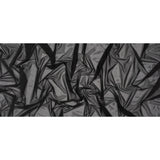 Stretch Polyester Mesh - Black - Designer Deadstock