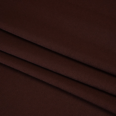 Crepe Back Satin by Alex Perry - Chocolate Brown - Designer Deadstock