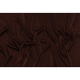 Crepe Back Satin by Alex Perry - Chocolate Brown - Designer Deadstock