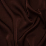Crepe Back Satin by Alex Perry - Chocolate Brown - Designer Deadstock