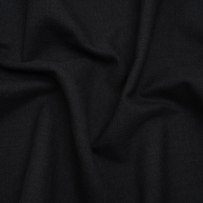 Wool Twill Coating by Alexander McQueen - Charcoal - Designer Deadstock