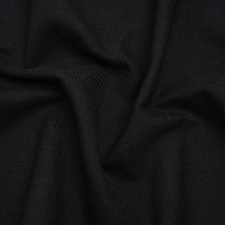 Wool Twill Coating by Alexander McQueen - Charcoal - Designer Deadstock