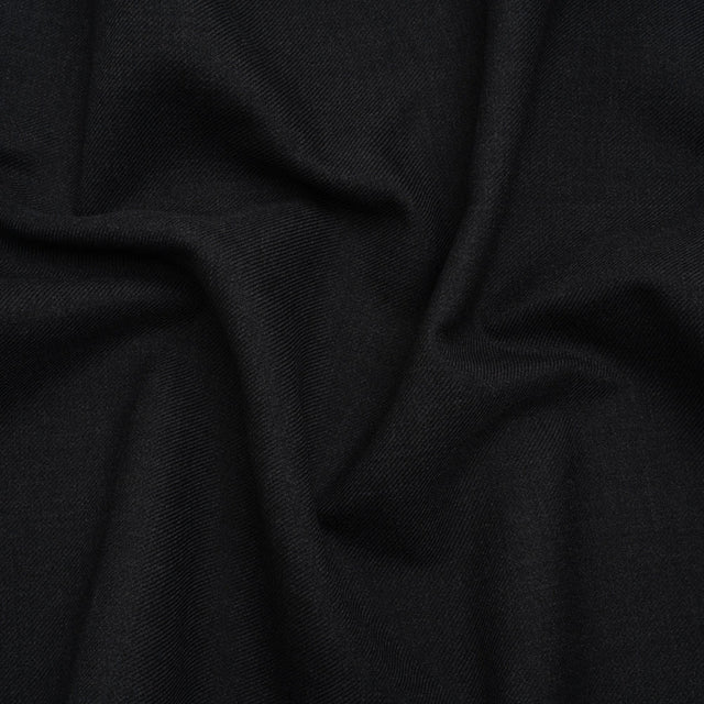 Wool Twill Coating by Alexander McQueen - Charcoal - Designer Deadstock