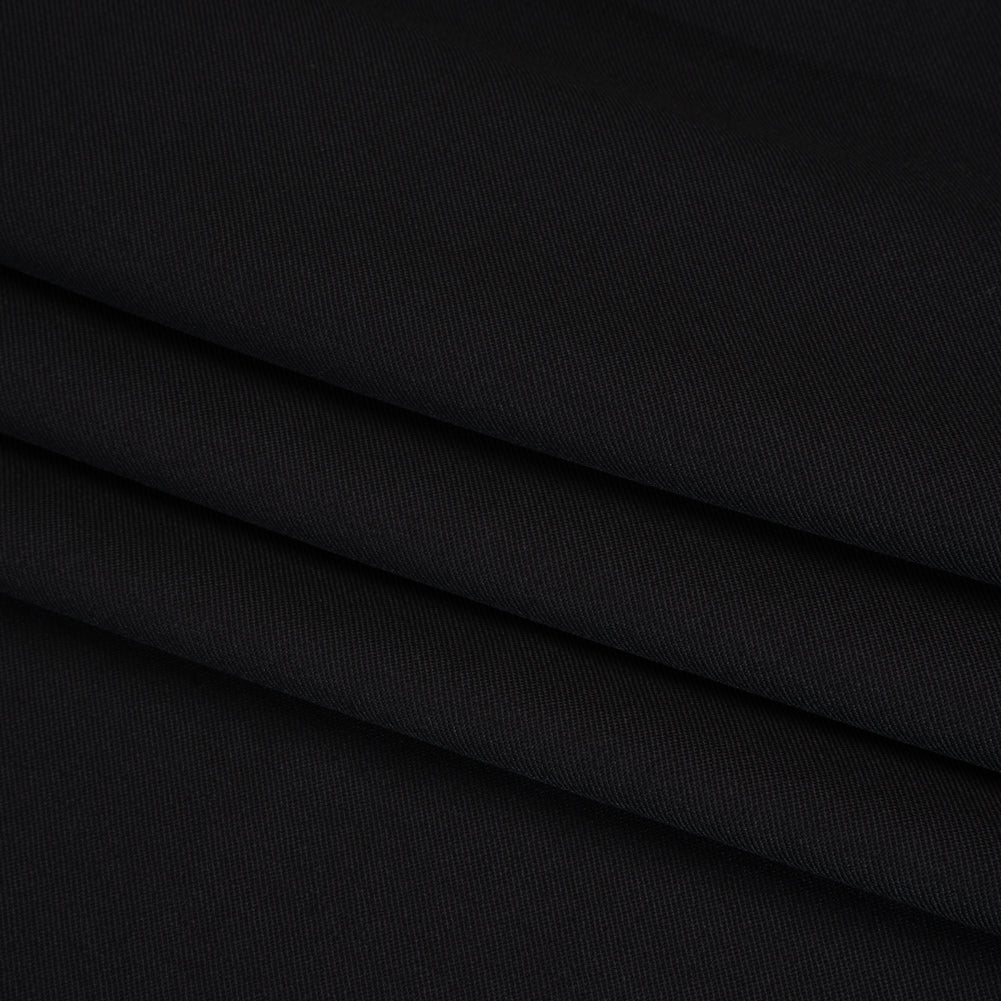 Wool Twill Suiting by Alexander McQueen - Black - Designer Deadstock