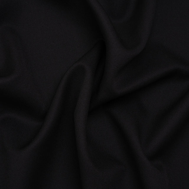 Wool Twill Suiting by Alexander McQueen - Black - Designer Deadstock