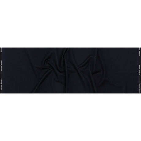 Wool Basketweave Suiting by Alexander McQueen - Dark Navy - Designer Deadstock