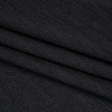 Herringbone Twill Wool Suiting by Alexander McQueen - Charcoal and White Stripes - Designer Deadstock