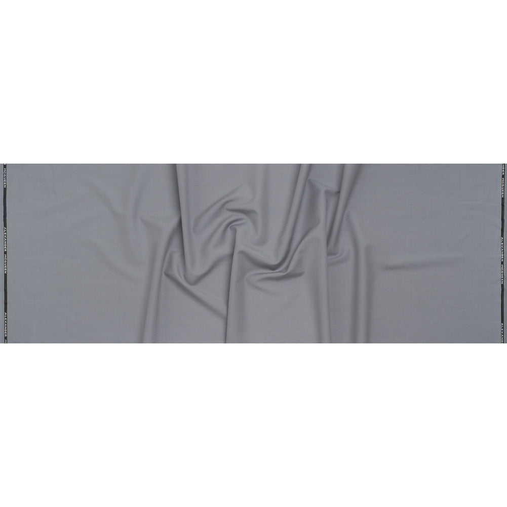 Summer Weight Wool Suiting by Alexander McQueen - Light Gray - Designer Deadstock