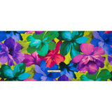 Silk Charmeuse Print 16MM, Made in Italy - Pink, Blue and Green Painterly Flowers