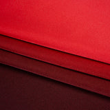 Silk Charmeuse Print 16MM, Made in Italy - Burgundy, Red and Pink Ombre
