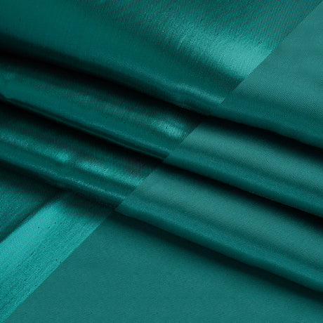 Double Faced Lame Mikado - Teal - Sara Collection