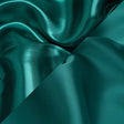 Double Faced Lame Mikado - Teal - Sara Collection