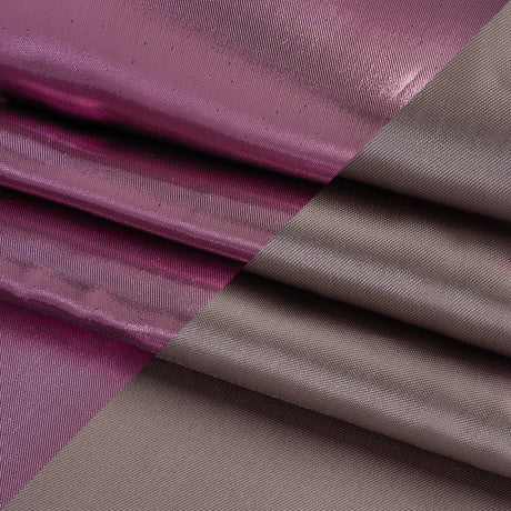 Double Faced Lame Mikado - Dusty Purple - Sara Collection