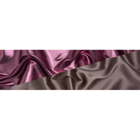 Double Faced Lame Mikado - Dusty Purple - Sara Collection