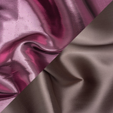 Double Faced Lame Mikado - Dusty Purple - Sara Collection