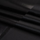 Double Faced Lame Mikado - Black - Sara Collection