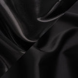 Double Faced Lame Mikado - Black - Sara Collection