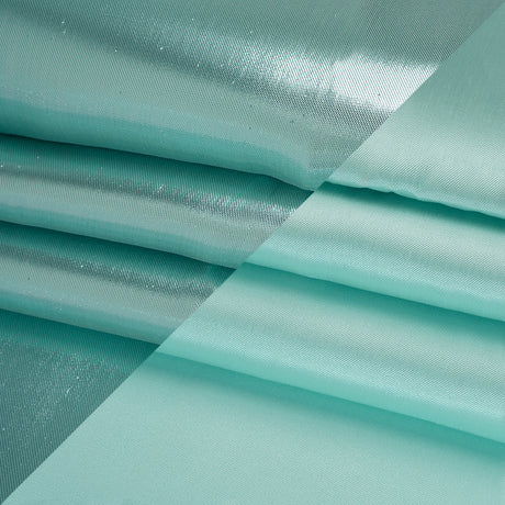 Double Faced Lame Mikado - Light Aqua - Sara Collection