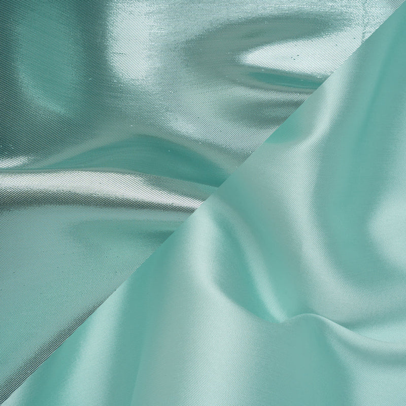 Double Faced Lame Mikado - Light Aqua - Sara Collection
