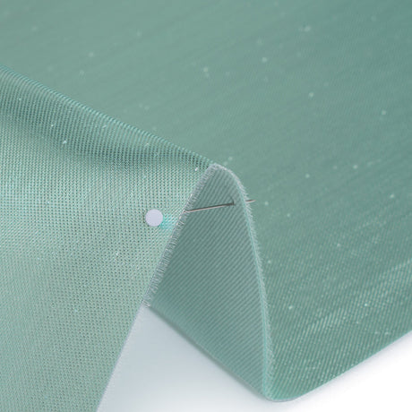 Double Faced Lame Mikado - Celadon Green - Sara Collection