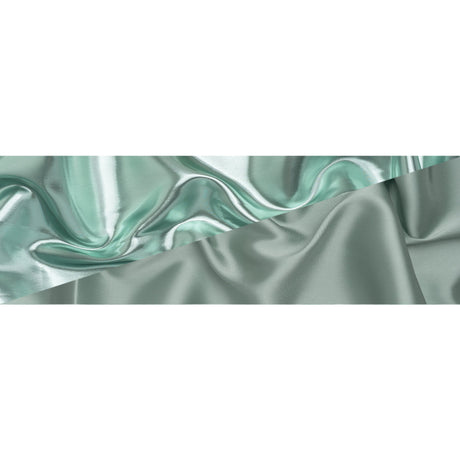 Double Faced Lame Mikado - Celadon Green - Sara Collection