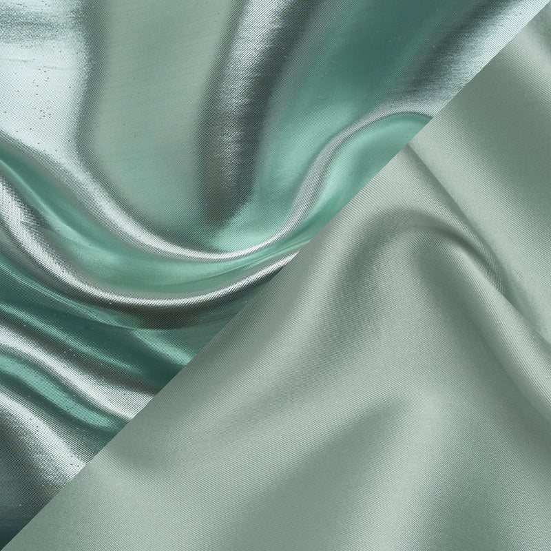 Double Faced Lame Mikado - Celadon Green - Sara Collection