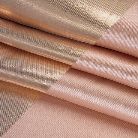 Double Faced Lame Mikado - Peach - Sara Collection