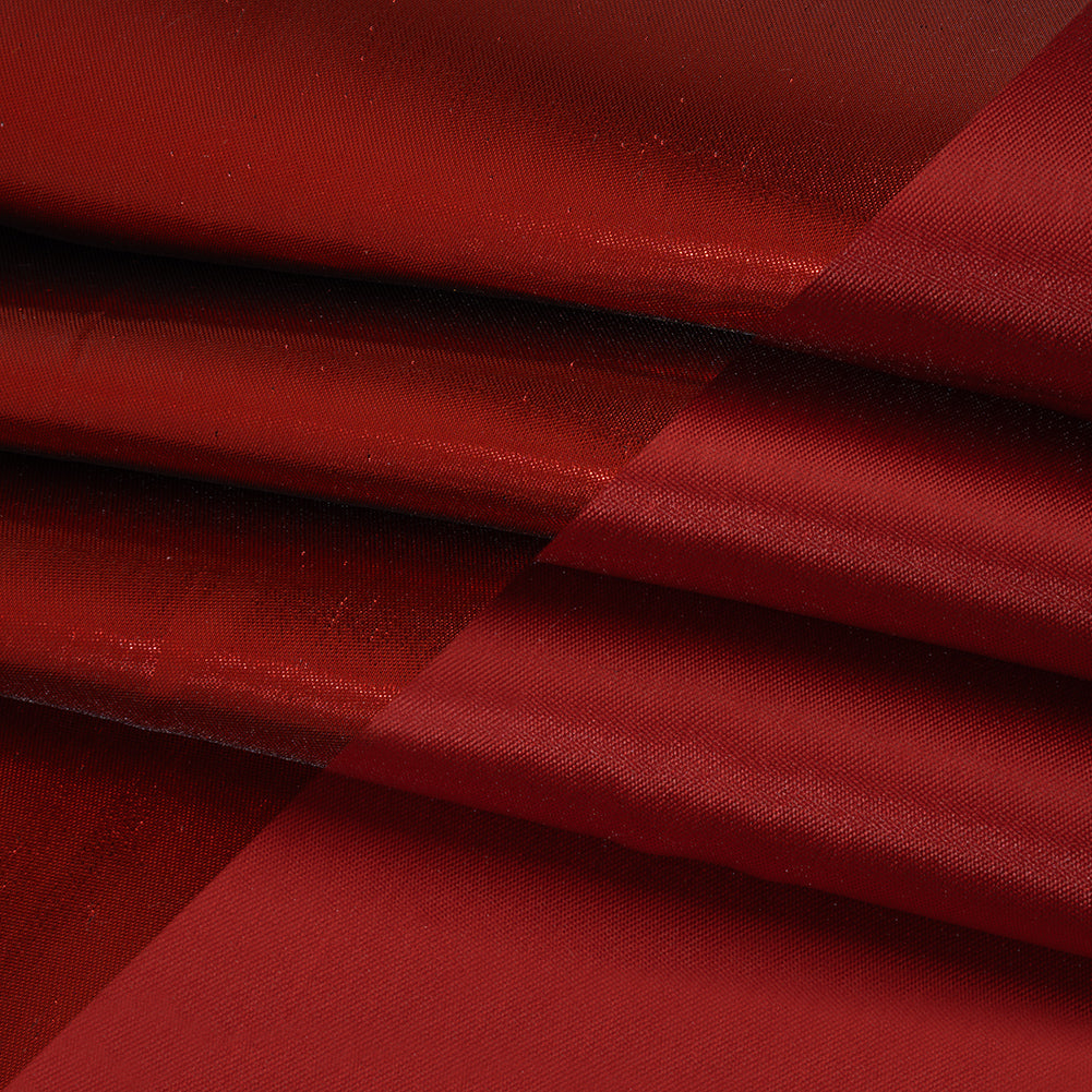 Double Faced Lame Mikado - Red - Sara Collection